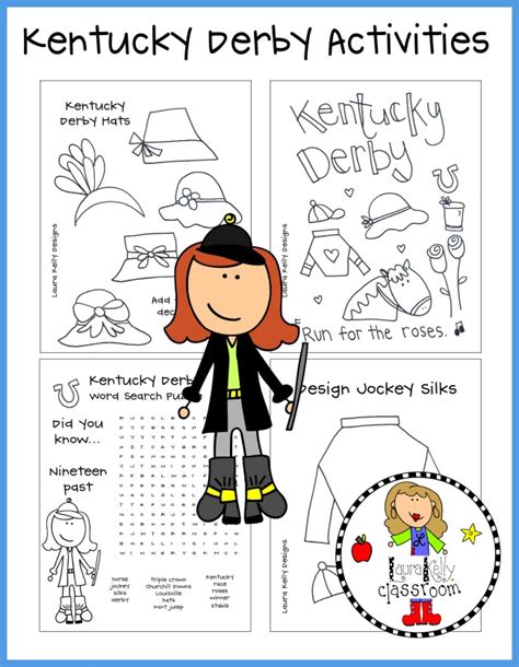 kentucky derby worksheets for kids.